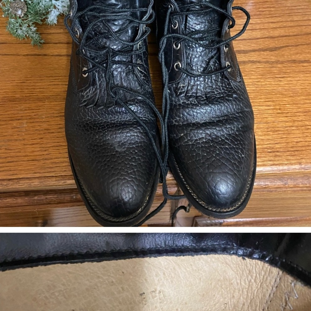 Men’s Justin Boots Bullhide Lacer